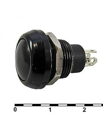 TD-986 BLACK COLOR, антивандальная кнопка 36в 2а 2 группы (на замыкание и на размыкание)