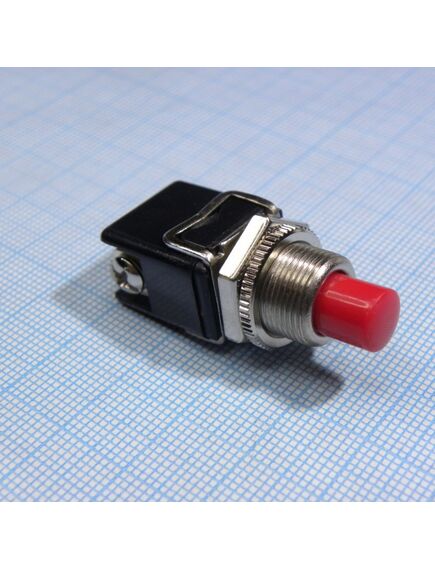 PSW-4010B RED (красн), переключатель кнопочный на панель