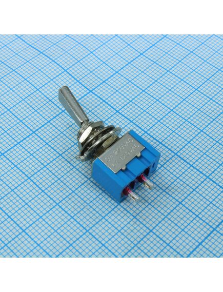 MTS-101-F1, микротумблер on-off один контакт на замыкание 250b/3a