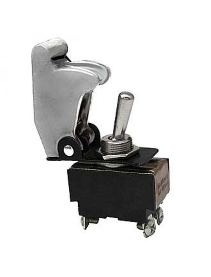 SAC-01 CHROME KN3B-201A, тумблер on-off (4c) 5а 250в с хромированным защитным колпачком sac-01