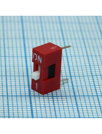 DS1040-01RN, dip переключатель 1 группа красный