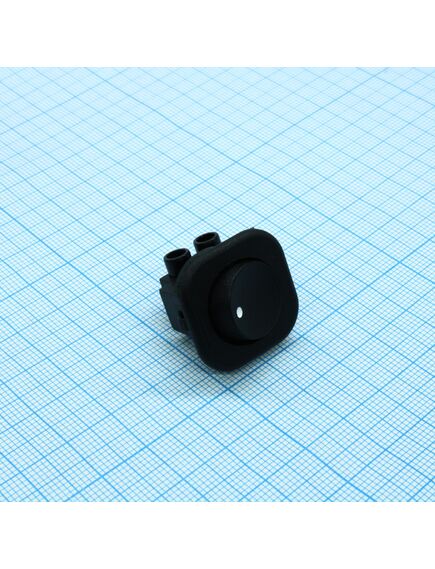 RS-101-7C on-off, клавишный переключатель rs-101-7c, on-off, черный