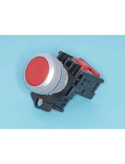 TN2BFR-1B, кнопка управления плоская, без фиксации, d 30 мм, нз, красная