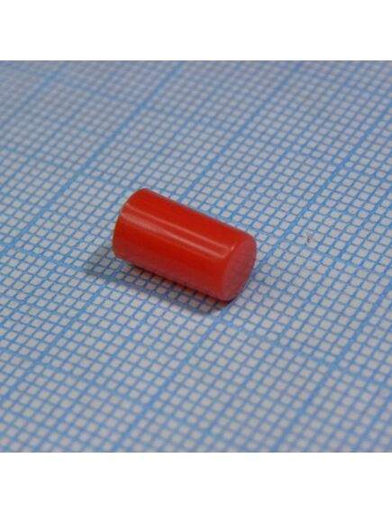 Колпачок A04 красный, для psw-3 (d=6, h=10)