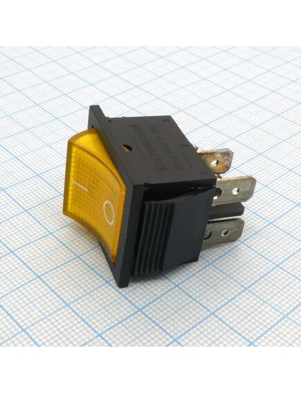 SC-767-3 Y, 250v/15a, 2 положения клавиши, 2 группы на замыкание