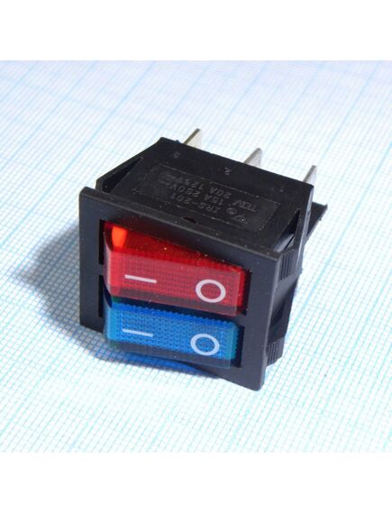 SWR 2101-1A3 BL+R/B IRS, переключатель клавишный с подсветкой