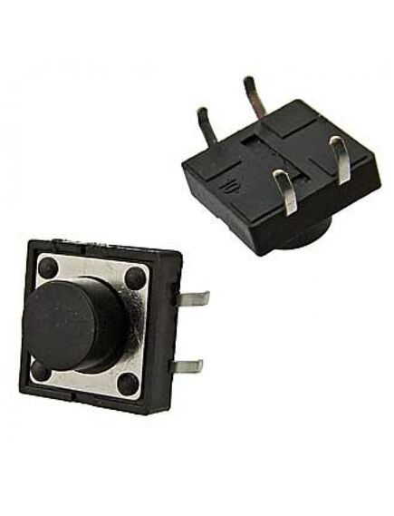 KAN1211-0751B Б/ОТВ 12X12X7 MM, кнопка тактильная kan1211-0751b, 12x12x7 мм, без отверстий