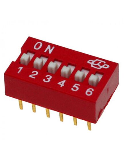 DS-06 (SWD1-6), dip переключатель 6 групп ds-06, серия swd 1-6