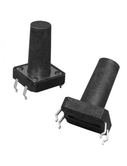 KAN1211-1801B 12X12X18 MM, кнопка тактильная kan1211-1801b, 12x12x18 мм