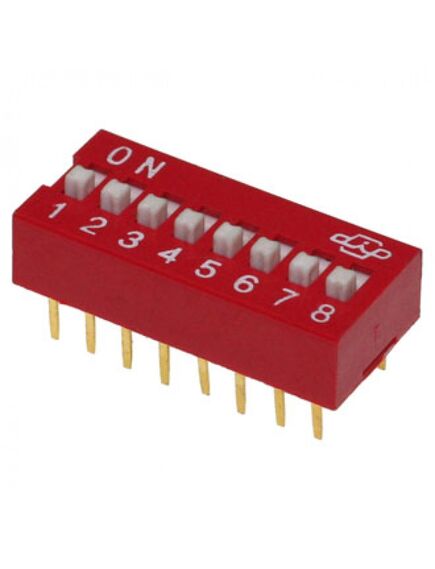 DS-08 (SWD1-8), dip переключатель 8 групп ds-08, серия swd 1-8