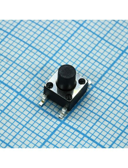 L-KLS7-TS6604B-7.0-180-T, кнопка тактильная 6х6мм h=7мм усилие нажатия 180гр smd монтаж в ленте