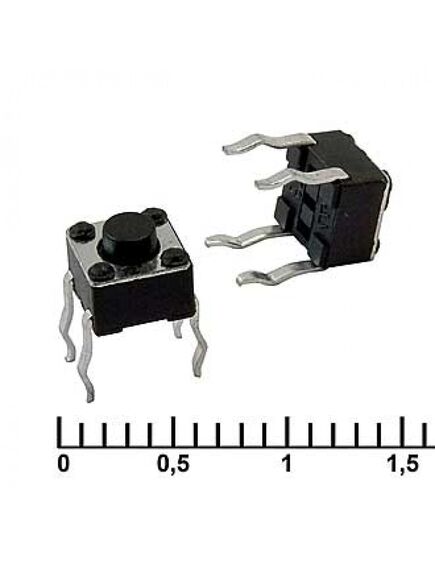 IT-1109 (4.5X4.5X3.8), кнопка тактильная it-1109, 4.5x4.5x3.8 мм