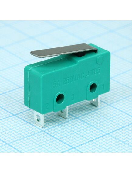 MSW-12-17, микропереключатель с лапкой 17мм on-(on) (5a 125/250vac) spdt 3p