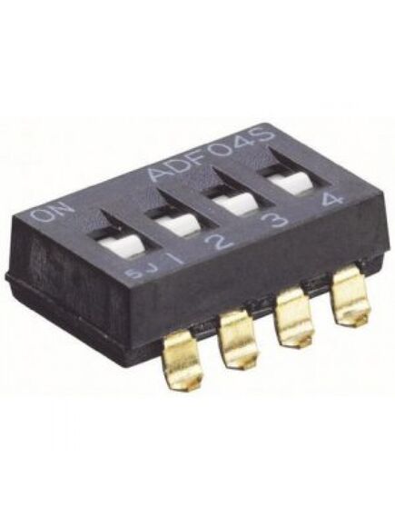 1-1825059-7, переключатель dip, 4 схемы, spst, smd (поверхностный монтаж), dip, 24 в