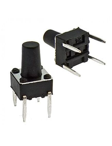 KAN0612-0901B 6X6X9 MM, кнопка тактильная kan0612-0901b, 6x6x9 мм