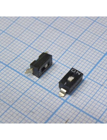 DMR-01-V, движковый переключатель 1 группа smd монтаж 2.54мм 25ма 24в