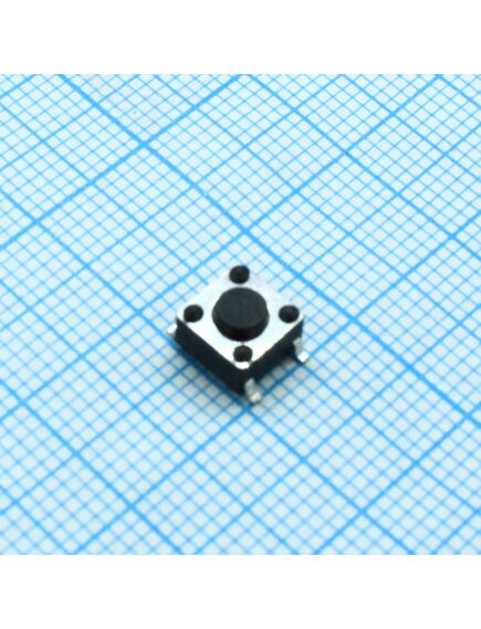 IT-1102W8-160G-G, кнопка тактильная 6х6х4.3мм 4 pin smd