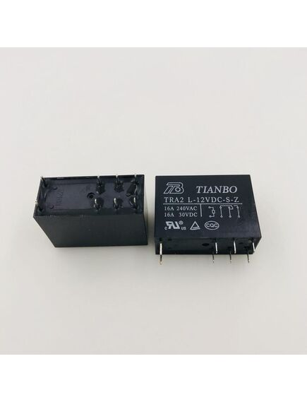 TRA2L-12VDC-S-Z, реле 16а одна контактная группа на переключение катушка 12в 0.54вт