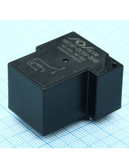 HK15F-DC5V-SHG, реле силовое, 30а одна контактная группа-два направления катушка 5в 0.9вт