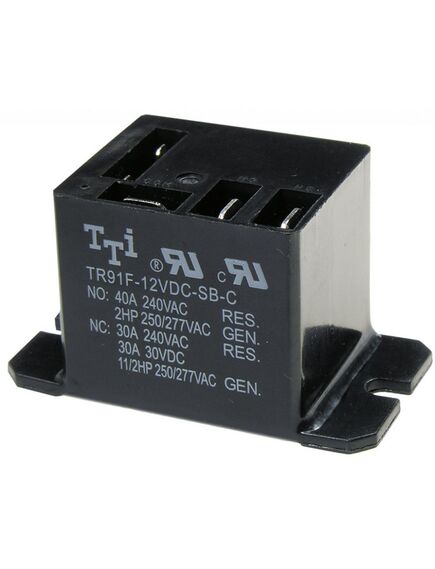TR91F-12VDC-SC-C-R, реле силовое, 12vdc, 20a, 1переключение, консоль