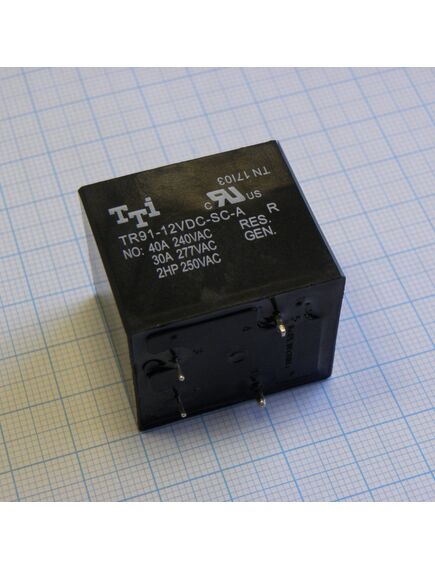TR91-12VDC-SC-A, мощное 12vdc, 40a