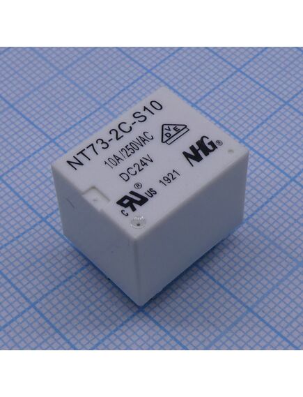 NT73-2-C-S-10-DC24V-0.36, силовое реле 10а одна контактная группа-два направления катушка 24в 0.36вт, изображение 3