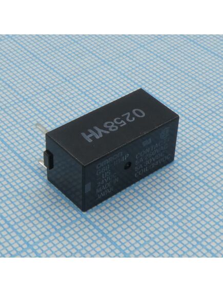 G6B-1114PUS-24DC, силовое реле 5а(8а) spst-no (одна контактная группа на замыкание) катушка 24в (20x10x10)мм