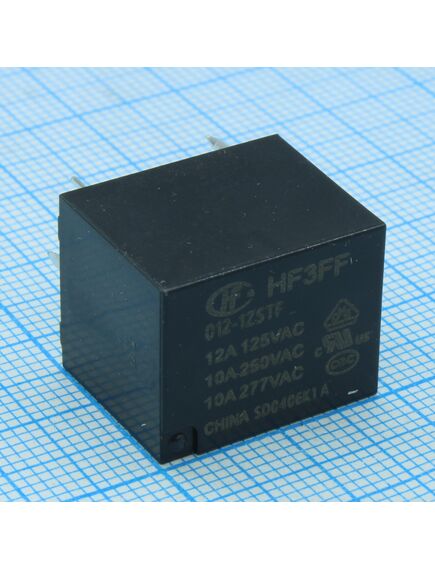HF3FF/012-1ZSTF, силовое реле 15а одна контактная группа-два направления катушка 12в 0.36вт