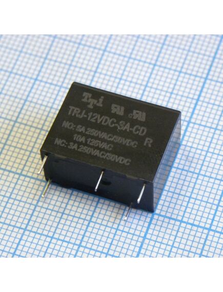 TRJ-12VDC-SA-CD-R, силовое реле 12vdc 3a, 1переключение
