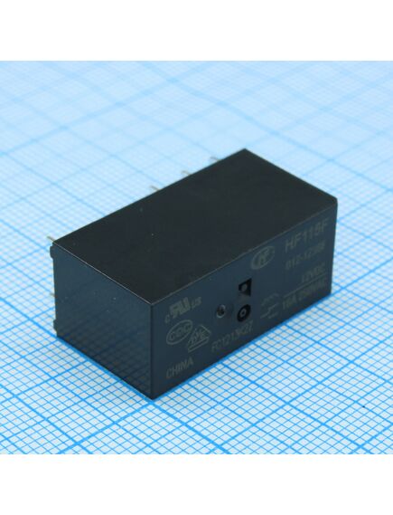 HF115F/012-1Z3BF, реле силовое, 12в 16а; конфиг: 1c