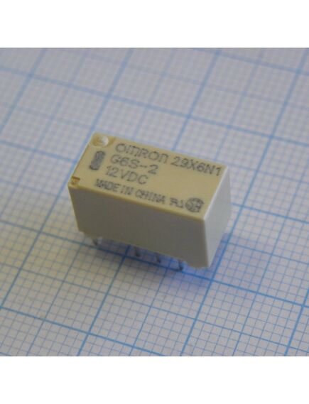 G6S-2-12DC, signal relay 12vdc 2a dpdt( (14.8mm 7.3mm 9.2mm)) tht
