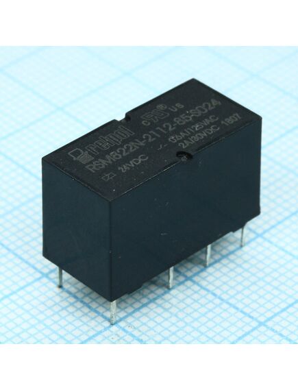 RSM822N-2112-85-S024, сверхминиатюрное сигнальное реле 2а две группы на переключение катушка 24в 2880ом