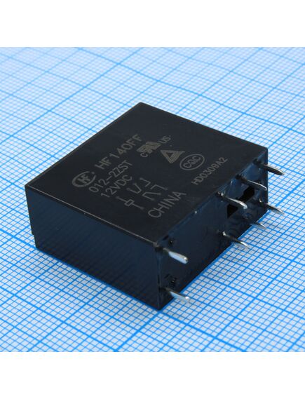 HF140FF/012-2ZST, реле силовое, 12а две контактных группы на переключение катушка 12в