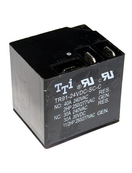 TR91-24VDC-SC-C, мощное 24vdc, 20a, 1переключение