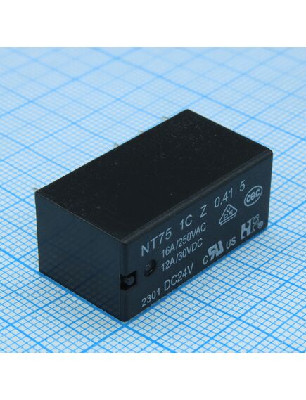 NT75-1CZ0.41 5 16 DC12V, силовое реле постоянного тока 12в 16а; конфиг: 1c