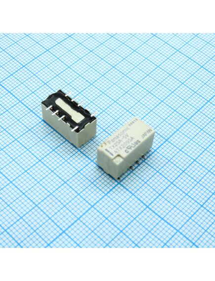 TX2-SA-5V, реле сигнальное две группы на переключение моностабильное для поверхностного монтажа
