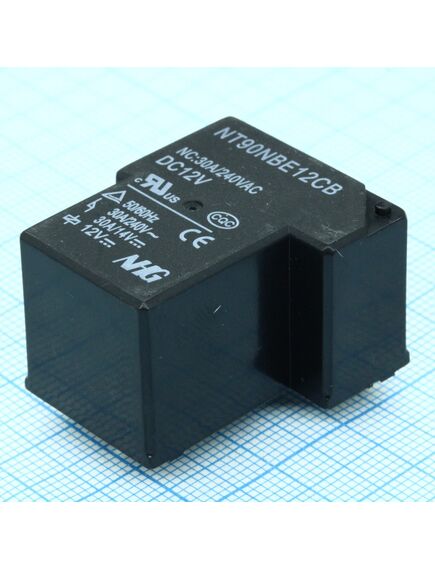 NT90-N-B-E-DC12V-C-B-0.9, реле силовое, 40а одна контактная группа на размыкание 12в 0.9вт