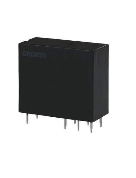 G2R-24-24DC, реле силовое 5а две контактных группы на переключение катушка 24в (29x13.5x25.5)мм монтаж в отверстие