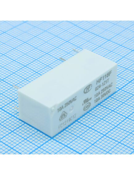 HF118F/024-1Z1T, реле силовое, 24vdc 8a spdt (28,8x10x15мм)