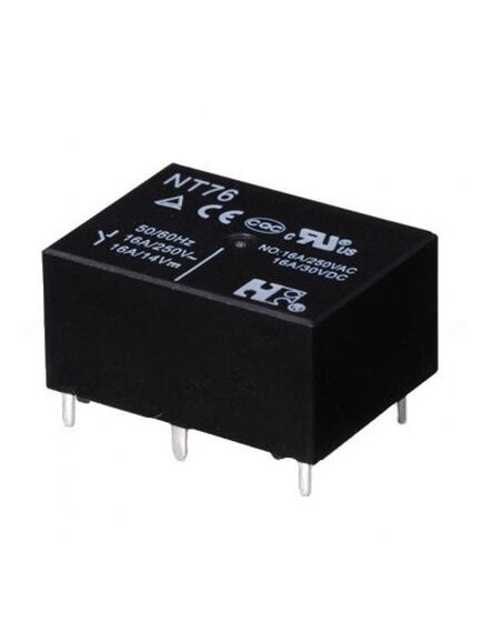 NT76-C-S-DC5V-0.45W, реле силовое, 16а одна контактная группа-два направления катушка 5в 0.45вт