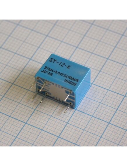 SY-12-K, signal relay 12vdc 1a spdt (12.5mm 7.4mm 9.5mm) tht