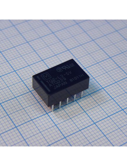 TQ2-L2-5V, signal relay 5vdc 1a dpdt( (14mm 9mm 5mm)) tht
