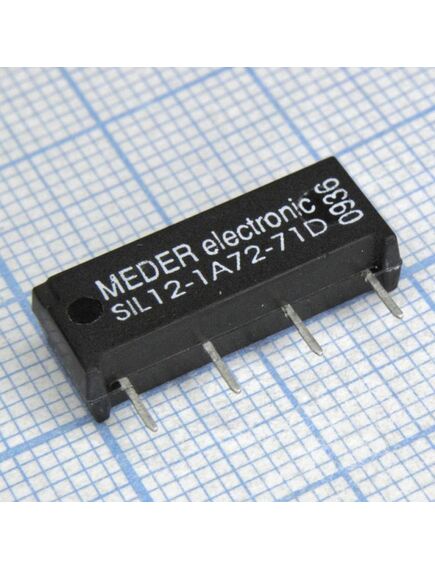 SIL12-1A72-71D, герконовое sil.12vdc, 1a, 1замыкание с диодом между 3 и 5 выводами