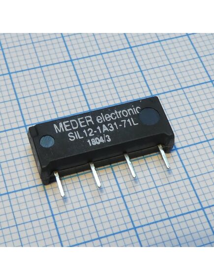 SIL12-1A31-71L, герконовое реле, spst-no, 12 в dc, 1 ком, 1 а