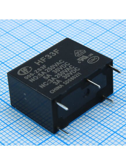HF33F/005-ZS3F, силовое реле 5vdc