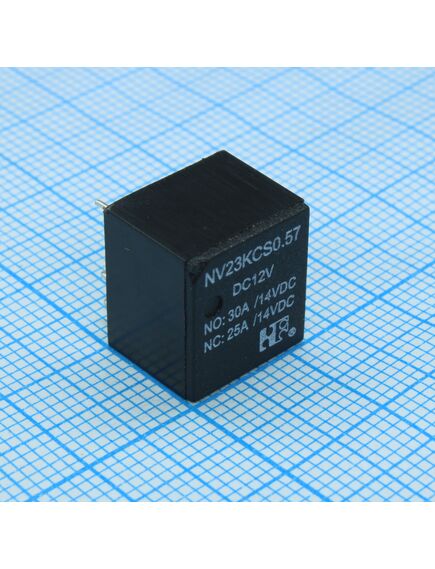 NV23KCS0.57DC12V30, автомобильное реле, spdt, 12 в dc, 30 а, micro серия k, сквозное отверстие, пайка