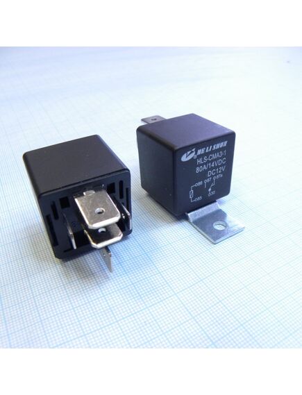 HLS-CMA3-1 12VDC, автомобильное реле 12vdc, 80а, 1переключение, потребление катушки 1.8w