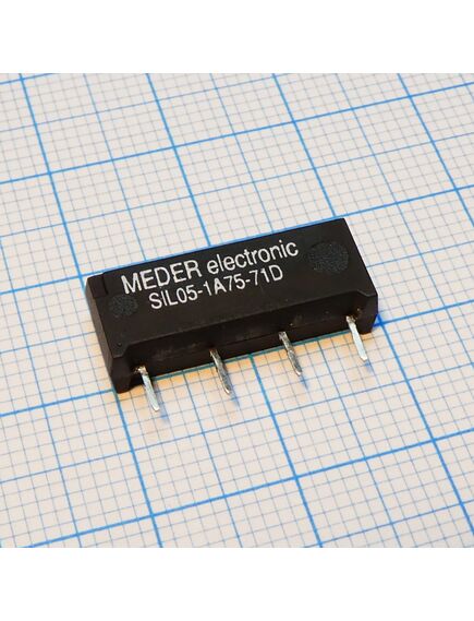 SIL12-1A75-71D, реле герконовое sil.12vdc, 1a, 1замыкание