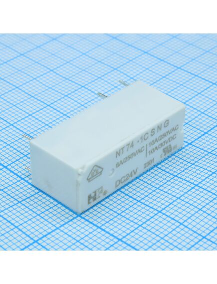 NT74-1-C-S-N-G-8-DC24V, силовое реле 24vdc 8a spdt (28,8x10x15мм)