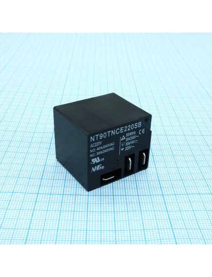 NT90T-N-C-E-AC220-S-B, реле силовое, 40а одна контактная группа-два направления катушка 220vac 130°с
